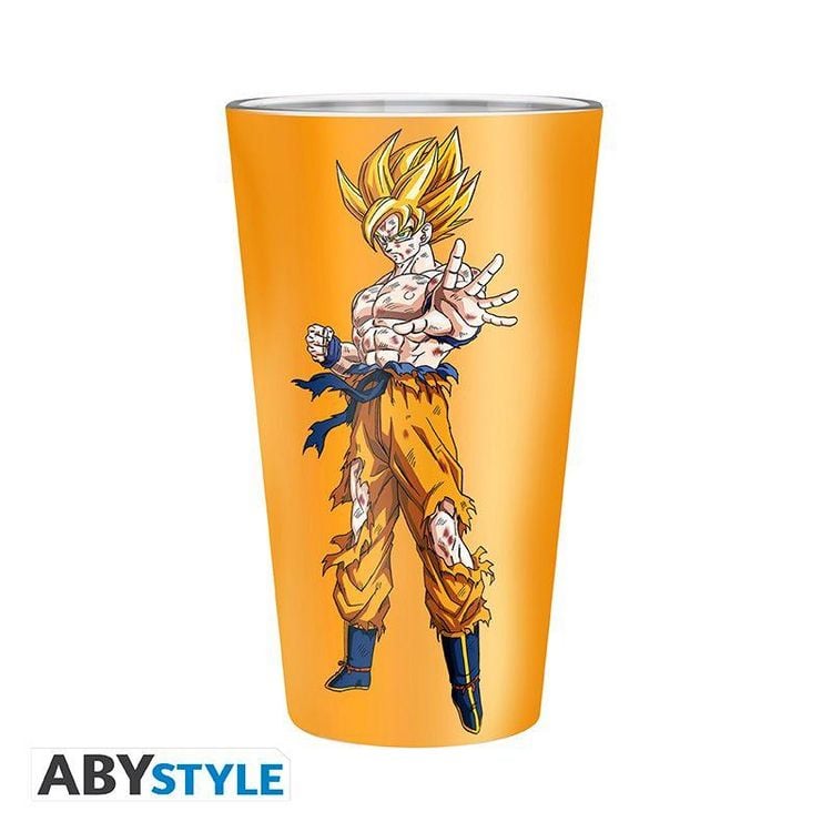 Produktbild: DRAGON BALL - Premium Large Glass - 400ml - Goku Saiyan - box