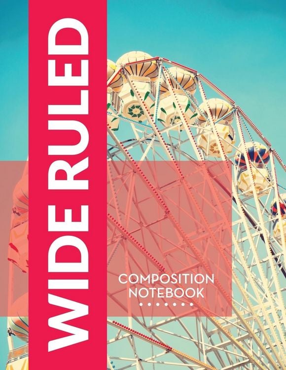 Produktbild: Wide Ruled Composition Notebook