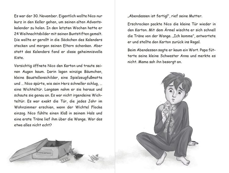 Produktbild: Wichtel-Adventskalender-Buch | Eine magische Wichtelgeschichte f&uuml;r Kinder von 4 bis 10 Jahren | Nico und Flocke im Land der Wichtel | Zum Vorlesen & Selbstlesen im Advent | F&uuml;r Erstleser