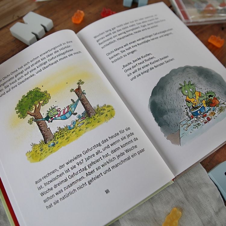 Produktbild: Die Olchis finden einen Schatz und andere krötige Abenteuer