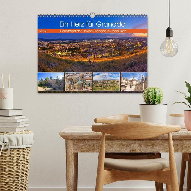 Produktbild: Ein Herz f&uuml;r Granada (Wandkalender 2026 DIN A3 quer), CALVENDO Monatskalender