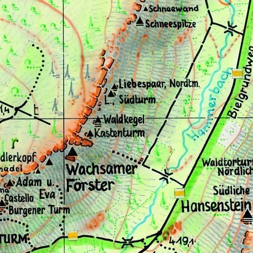 Produktbild: Bielatalgebiet 1:10000