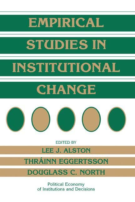 Produktbild: Empirical Studies in Institutional Change