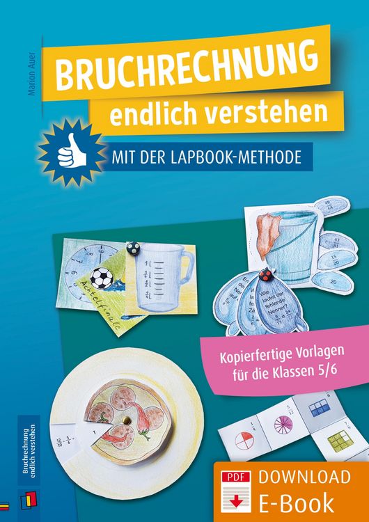 Produktbild: Bruchrechnung endlich verstehen mit der Lapbook-Methode