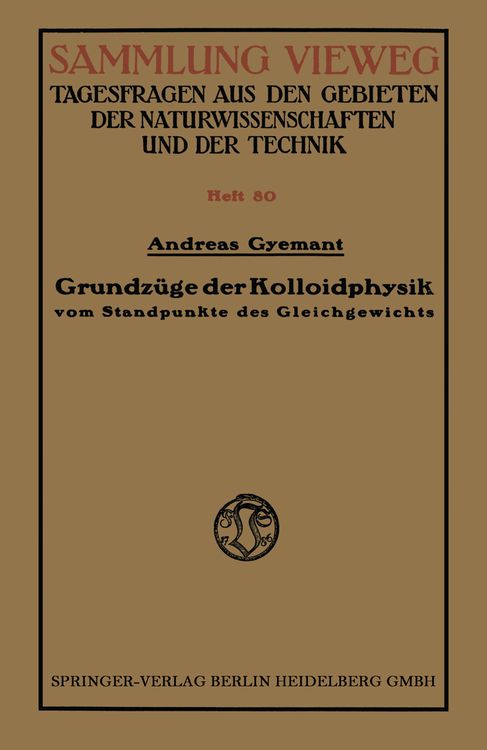 Produktbild: Grundz&uuml;ge der Kolloidphysik