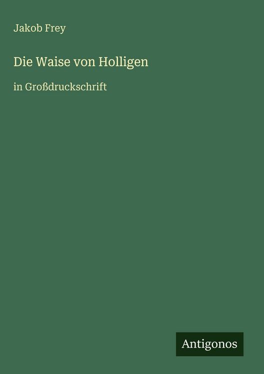 Produktbild: Die Waise von Holligen