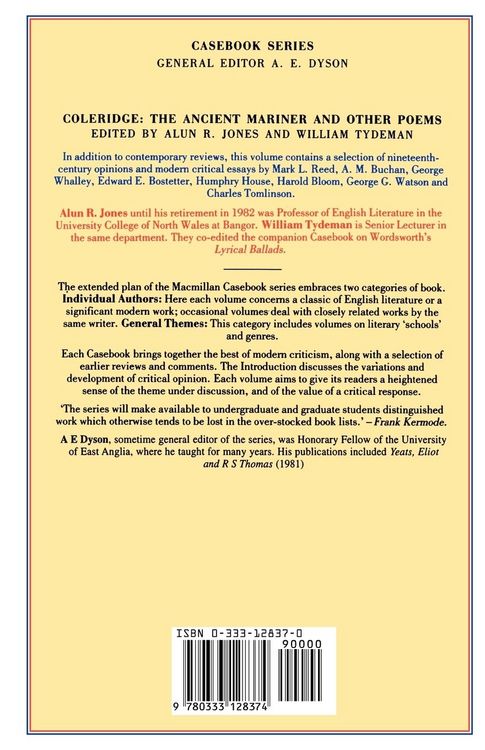 Produktbild: Coleridge: The Ancient Mariner and other Poems