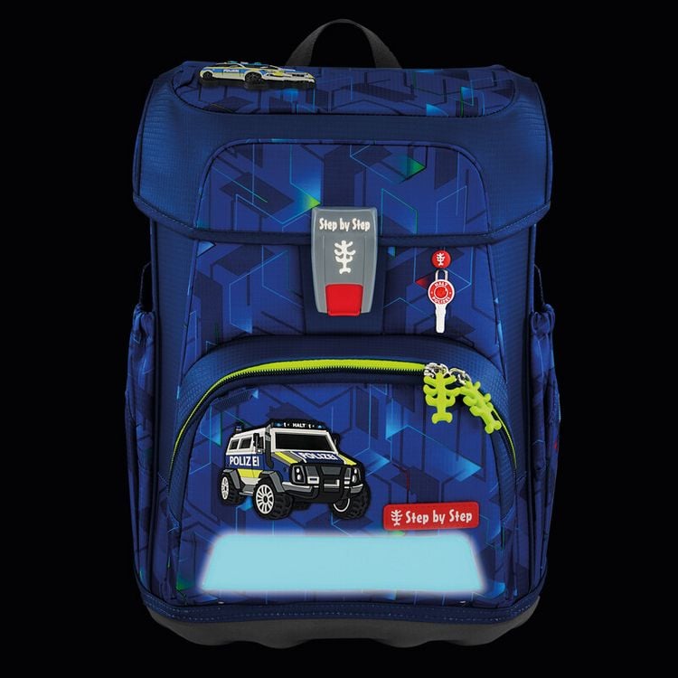 Produktbild: STEP BY STEP&reg;&nbsp;Schulrucksack-Set CLOUD 5teilig, Police Truck Charly