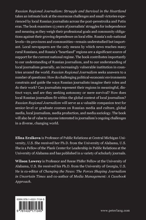 Produktbild: Russian Regional Journalism