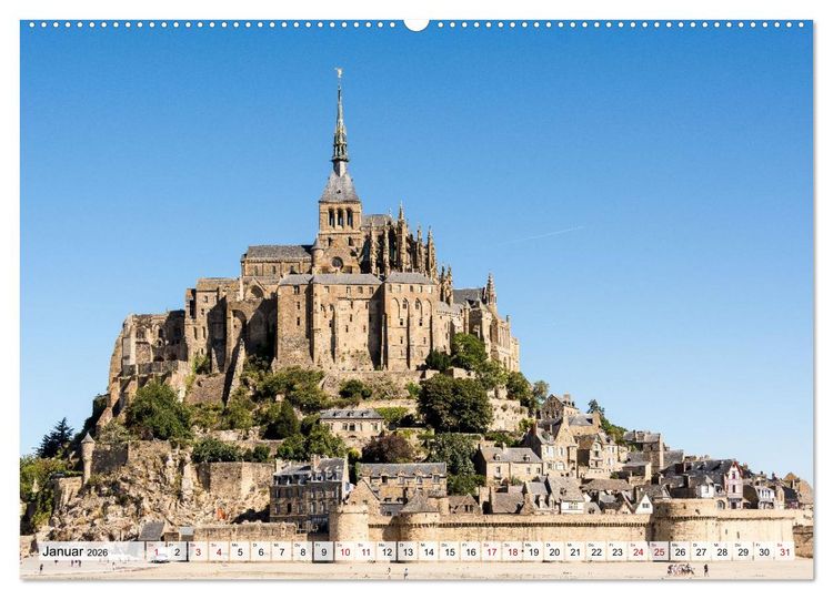 Produktbild: Normandie &ndash; Wo Natur auf Kultur trifft (Wandkalender 2026 DIN A2 quer), CALVENDO Monatskalender