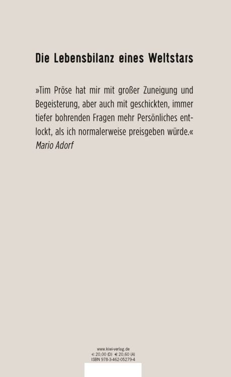 Produktbild: Mario Adorf. Zugabe!