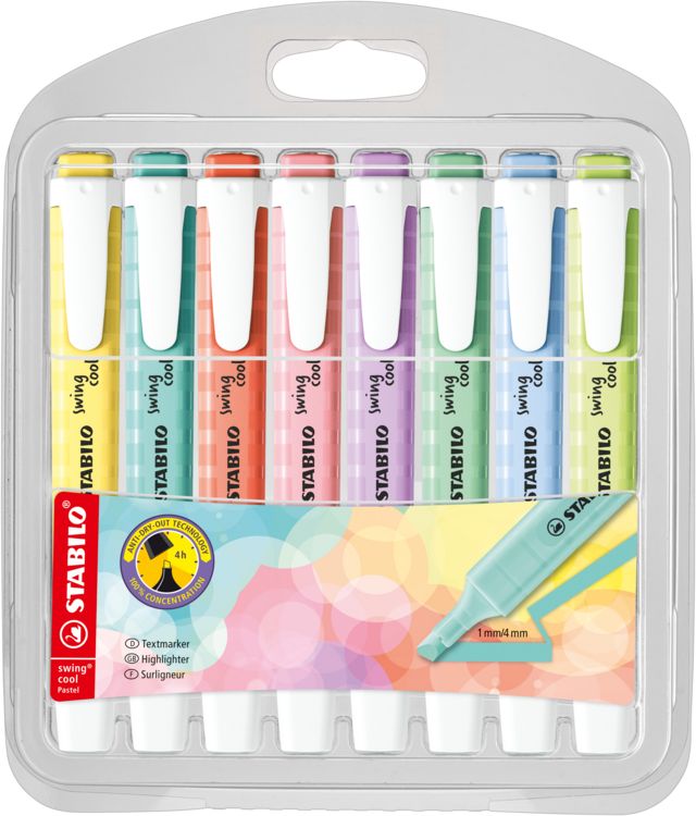 Produktbild: STABILO Textmarker swing cool Pastel
