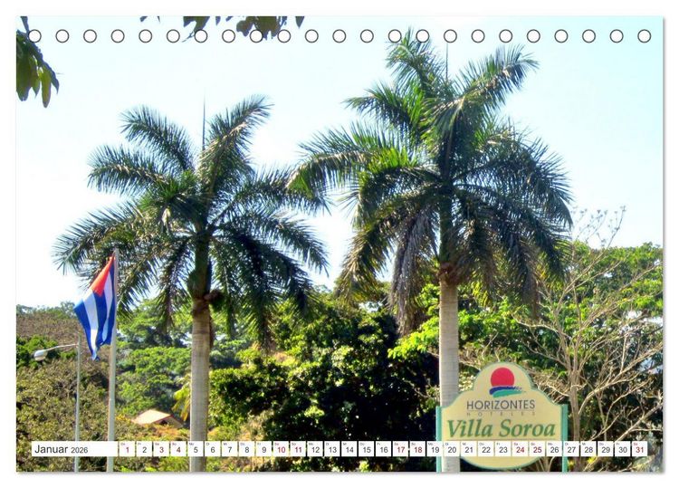 Produktbild: Naturjuwel Soroa - Ein St&uuml;ck vom Paradies auf Kuba (Tischkalender 2026 DIN A5 quer), CALVENDO Monatskalender