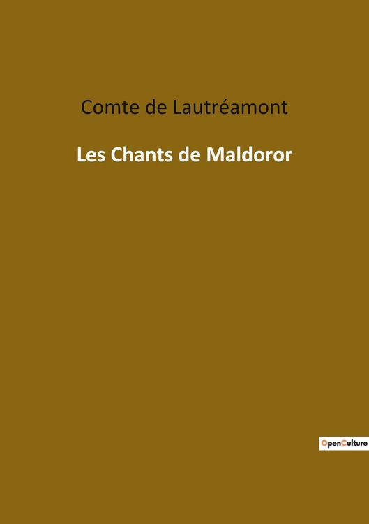 Produktbild: Les Chants de Maldoror