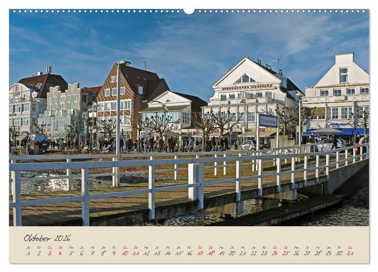 Produktbild: Liebenswertes Travem&uuml;de (Wandkalender 2026 DIN A2 quer), CALVENDO Monatskalender