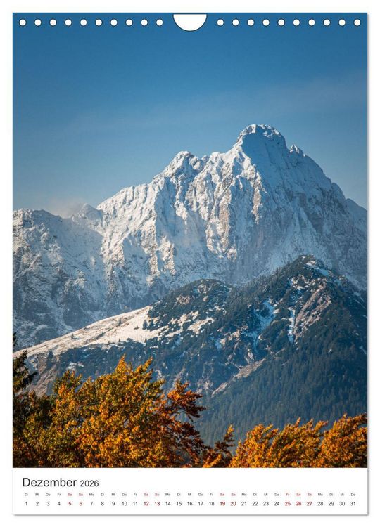 Produktbild: Herbstliches Allg&auml;u (Wandkalender 2026 DIN A4 hoch), CALVENDO Monatskalender