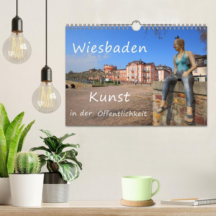 Produktbild: Wiesbaden Kunst in der &Ouml;ffentlichkeit (Wandkalender 2026 DIN A4 quer), CALVENDO Monatskalender