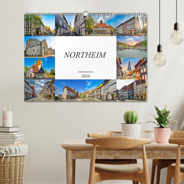 Produktbild: Northeim Impressionen (Wandkalender 2026 DIN A2 quer), CALVENDO Monatskalender