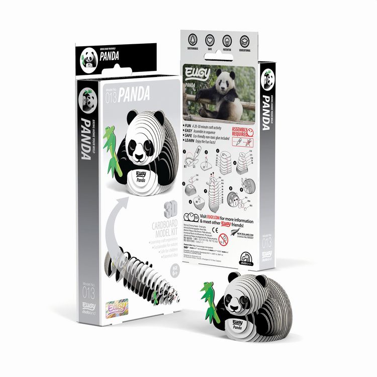 Kit Construction 3D EUGY Dragon - Puzzle Carton Écologique - Loisir Créatif Enfants Et Adultes