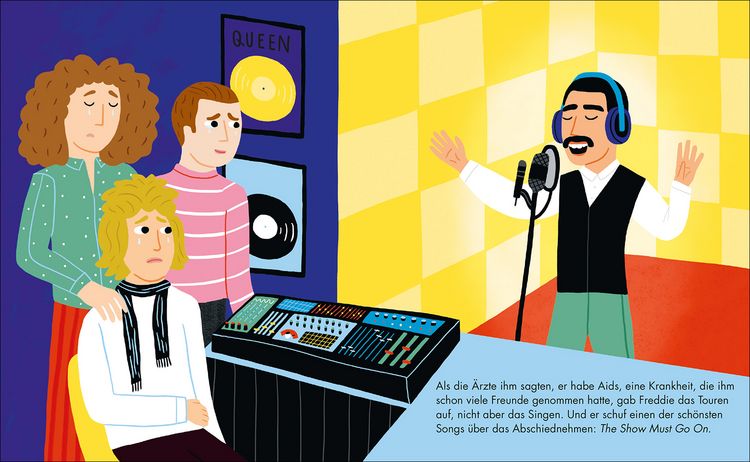 Produktbild: Freddie Mercury &ndash; Little People, BIG DREAMS (Deutsche Ausgabe)