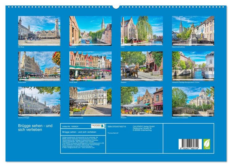Produktbild: Br&uuml;gge sehen - und sich verlieben (hochwertiger Premium Wandkalender 2026 DIN A2 quer), Kunstdruck in Hochglanz