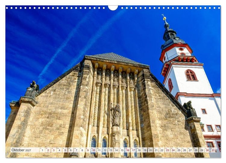 Produktbild: Ein Blick auf Chemnitz in Farbe (Wandkalender 2027 DIN A3 quer), CALVENDO Monatskalender