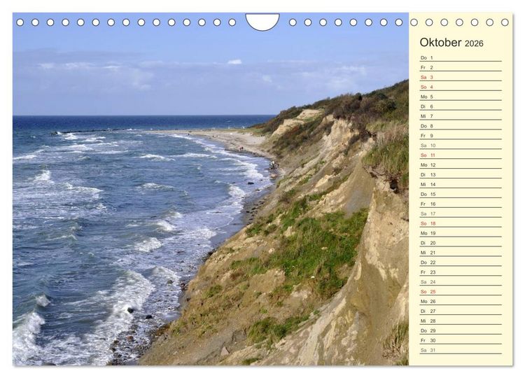 Produktbild: Die Ostsee (Wandkalender 2026 DIN A4 quer), CALVENDO Monatskalender