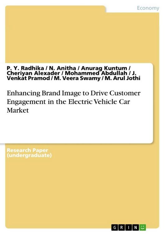 Produktbild: Enhancing Brand Image to Drive Customer Engagement in the Electric Vehicle Car Market