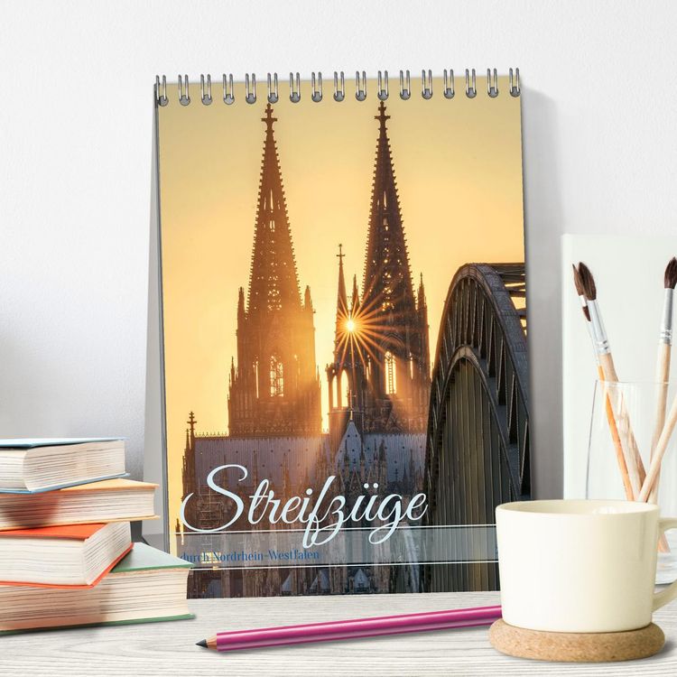 Produktbild: Streifz&uuml;ge durch Nordrhein-Westfalen (Tischkalender 2026 DIN A5 hoch), CALVENDO Monatskalender