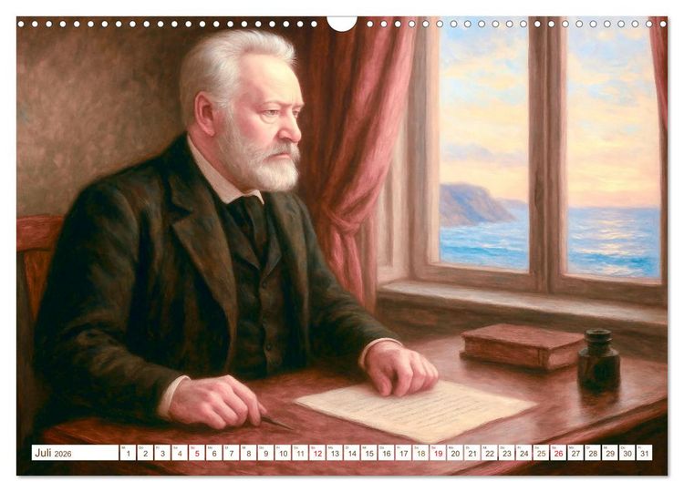 Produktbild: Victor Hugo (Wandkalender 2026 DIN A3 quer), CALVENDO Monatskalender