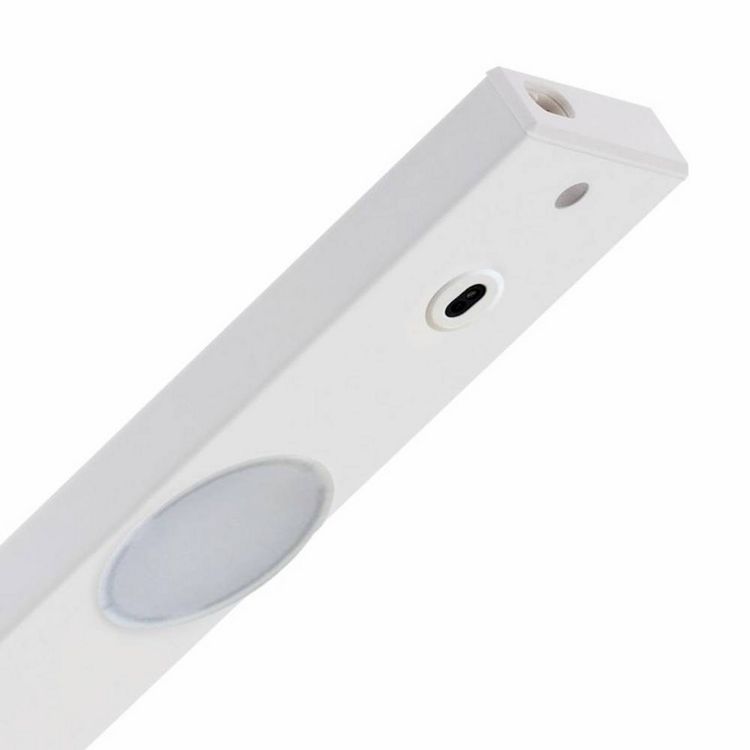 Produktbild: M&uuml;ller-Licht Peppa LED-Unterbauleuchte mit Bewegungsmelder LED LED fest eingebaut 10 W Warmwei&szlig; Wei&szlig;