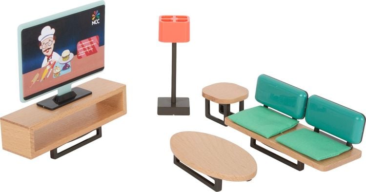Produktbild: Small foot 11742 - Puppenhaus-Möbel-Set Modern, 31 Teile