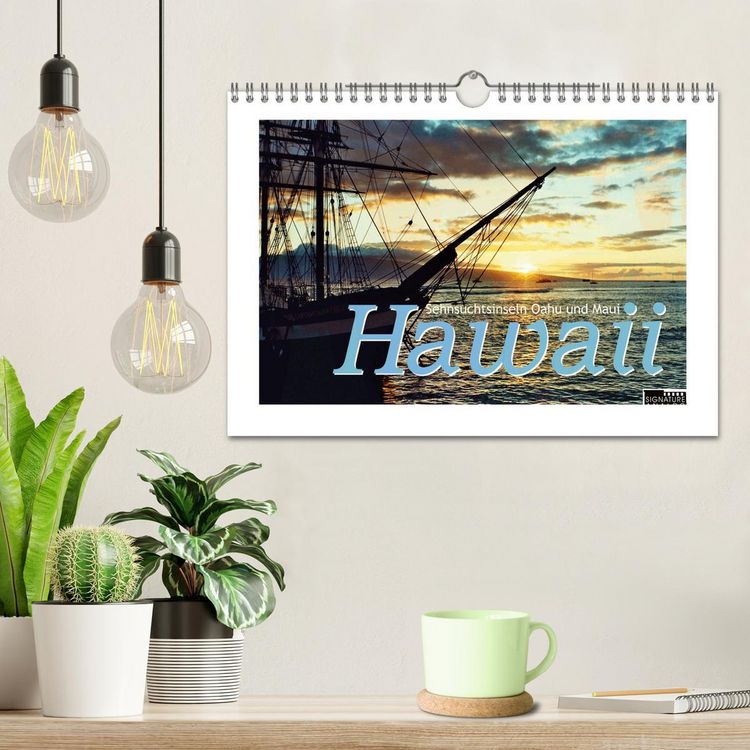 Produktbild: Hawaii - Sehnsuchtsinseln Oahu und Maui (Wandkalender 2026 DIN A4 quer), CALVENDO Monatskalender