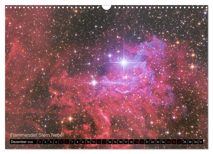 Produktbild: Deep Sky Kalender (Wandkalender 2026 DIN A3 quer), CALVENDO Monatskalender