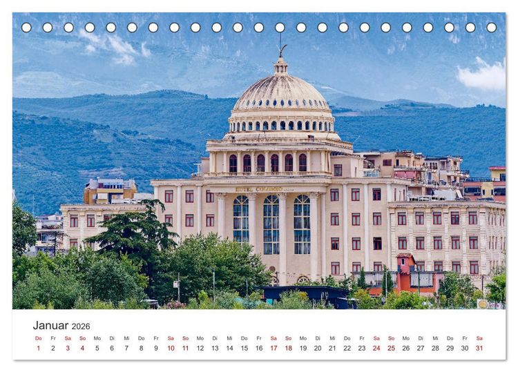 Produktbild: Albanien. Eine Entdeckungsreise. (Tischkalender 2026 DIN A5 quer), CALVENDO Monatskalender