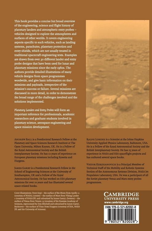 Produktbild: Planetary Landers and Entry Probes