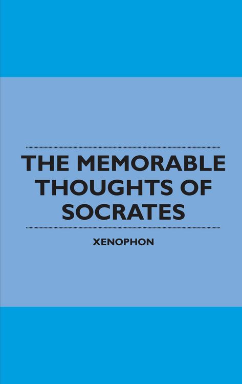 Produktbild: The Memorable Thoughts of Socrates