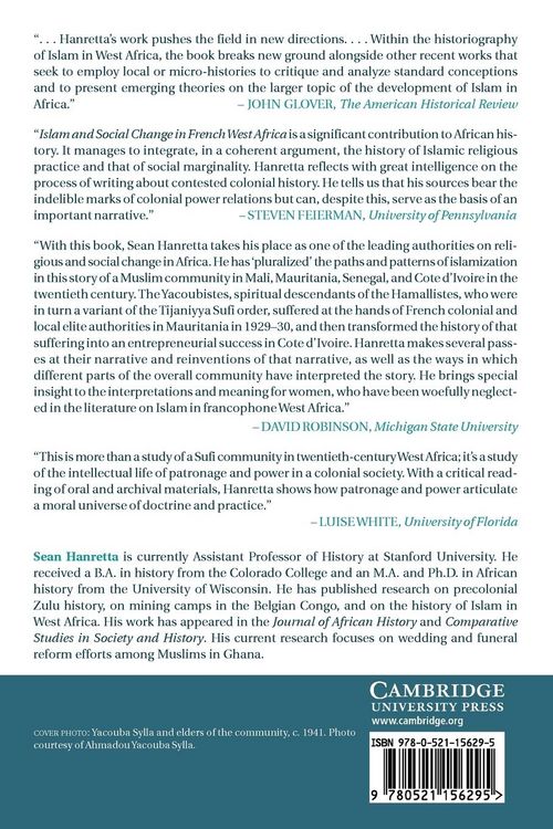 Produktbild: Islam and Social Change in French West Africa
