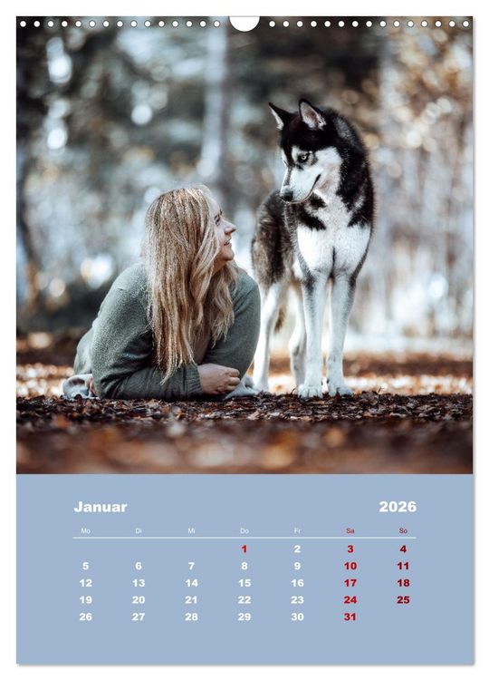 Produktbild: Du und ich - Dreamteamfotografie - Mensch und Hund (Wandkalender 2026 DIN A3 hoch), CALVENDO Monatskalender