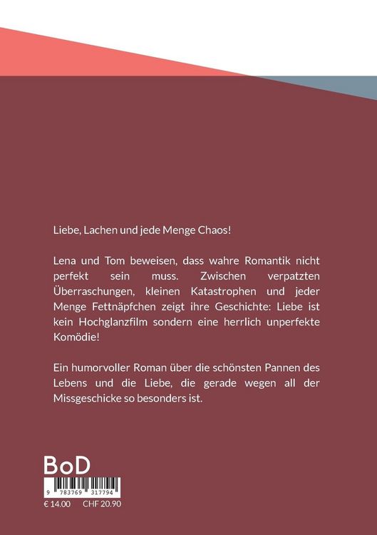 Produktbild: Perfekt unperfekt- eine chaotische Liebesgeschichte