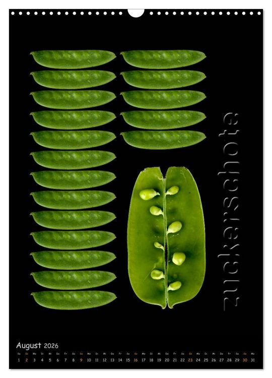 Produktbild: foodART - Fr&uuml;chte und Gem&uuml;se (Wandkalender 2026 DIN A3 hoch), CALVENDO Monatskalender