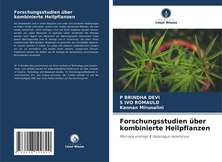 Produktbild: Forschungsstudien &uuml;ber kombinierte Heilpflanzen