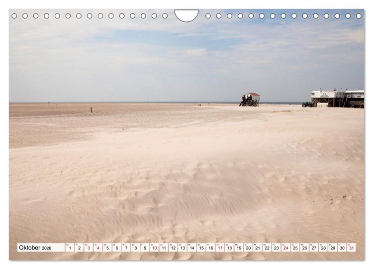 Produktbild: Schleswig-Holstein - Nordfriesland (Wandkalender 2026 DIN A4 quer), CALVENDO Monatskalender