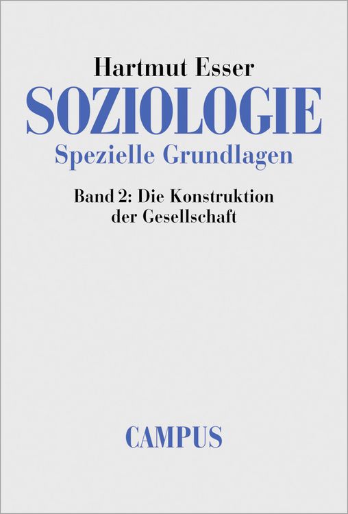 Produktbild: Soziologie. Spezielle Grundlagen 2