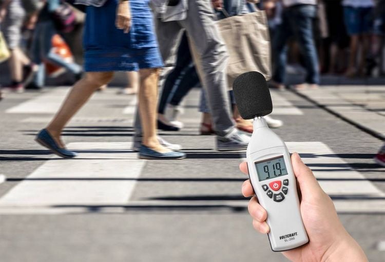 Produktbild: VOLTCRAFT Schallpegel-Messger&auml;t SL-200 30 - 130 dB 31.5Hz - 8kHz