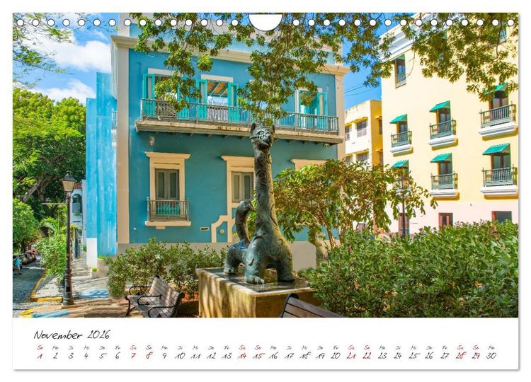 Produktbild: San Juan - Inselstadt in der Karibik (Wandkalender 2026 DIN A4 quer), CALVENDO Monatskalender