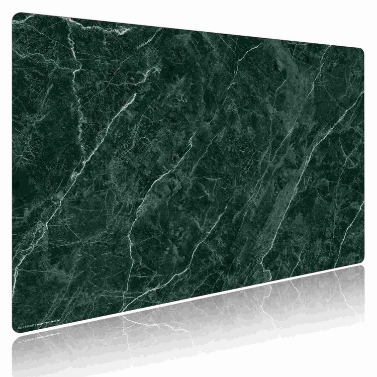 Produktbild: Cover-your-desk Schreibtischunterlage f&uuml;r Kinder und Erwachsene Edler Gr&uuml;ner Marmor, aus hochwertigem Vinyl , 60 x 40 cm