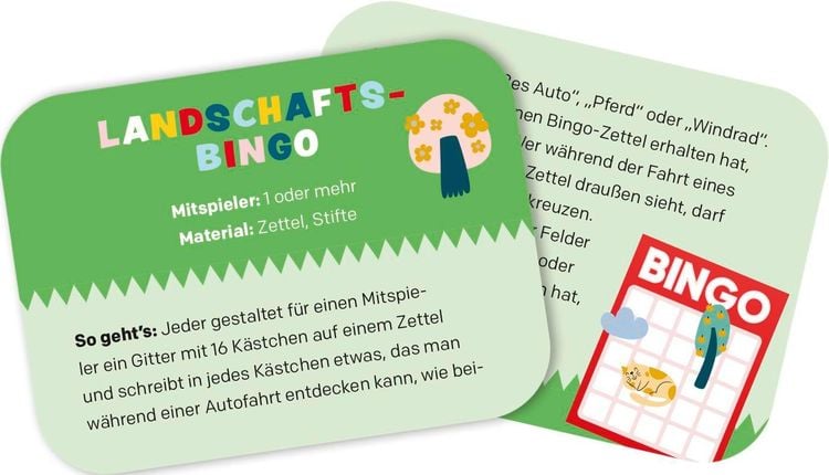 Sind wir bald da? 25 Spiele für die Autofahrt