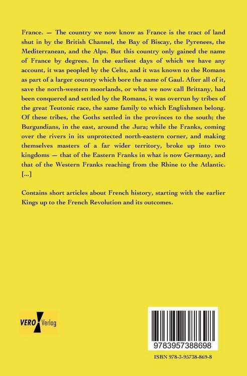 Produktbild: A Short History of France