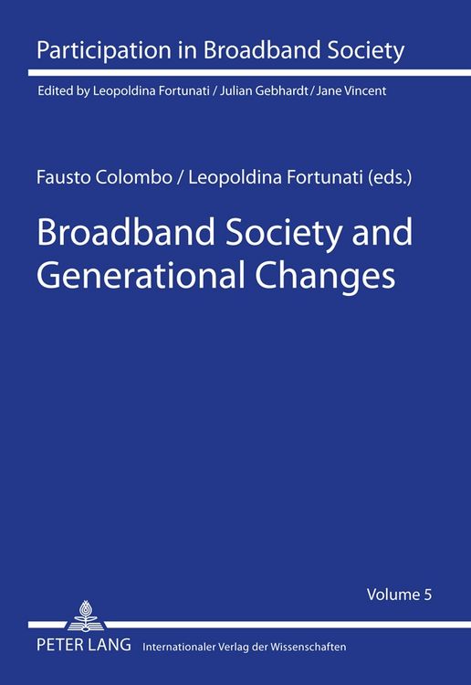 Produktbild: Broadband Society and Generational Changes